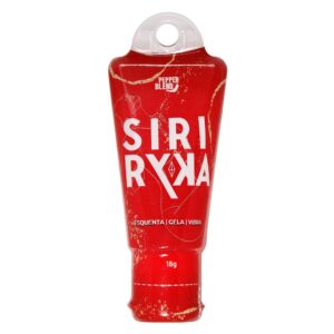 Siri Ryka Gel Excitante Feminino Beijável Esquenta Gela E Vibra Linha Diretas 18G Pepper Blend