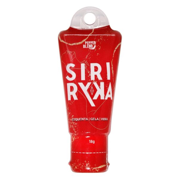 Siri Ryka Gel Excitante Feminino Beijável Esquenta Gela E Vibra Linha Diretas 18G Pepper Blend