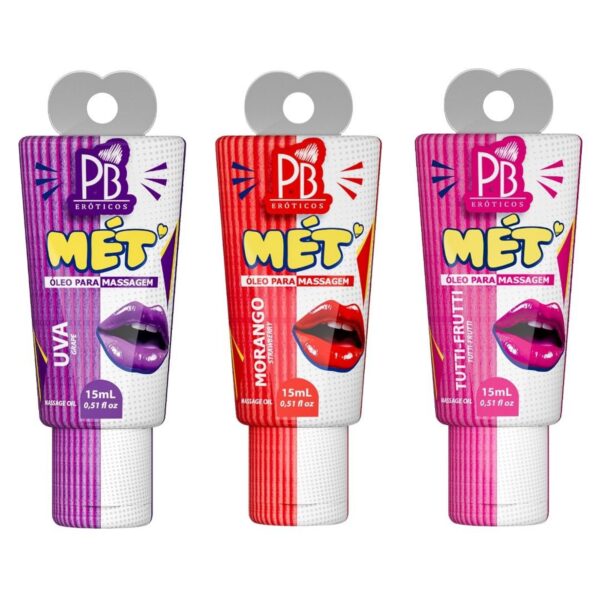 Mét-Lub Óleo Para Massagem Beijável 15Ml La Pimienta